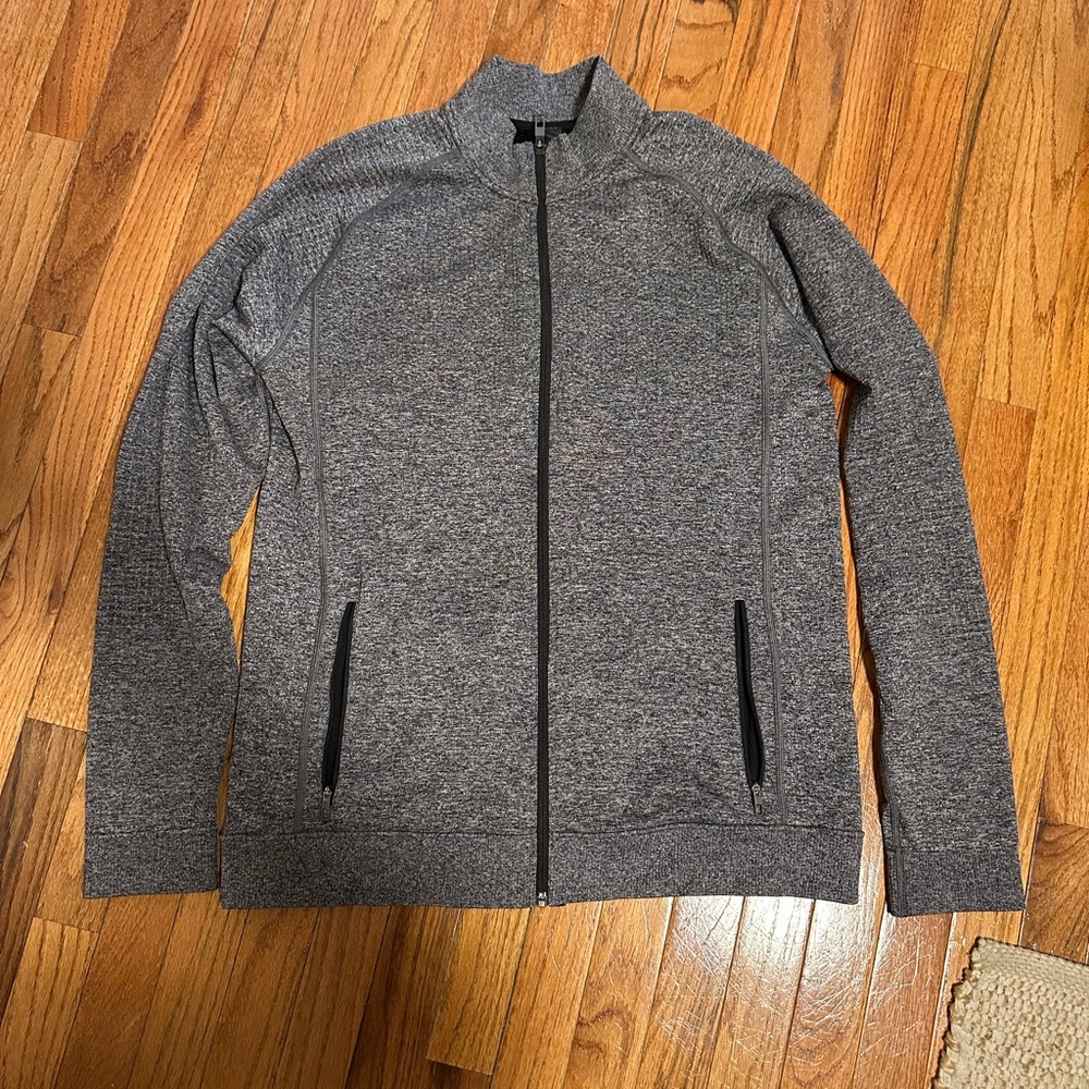 Lululemon Athletica Charcoal Zip-Up Jacket